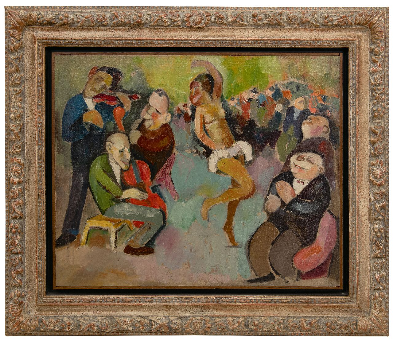 Albert-Lasard L.  | Lou Albert-Lasard, Josephine Baker, oil on canvas laid down on panel 51.0 x 62.0 cm