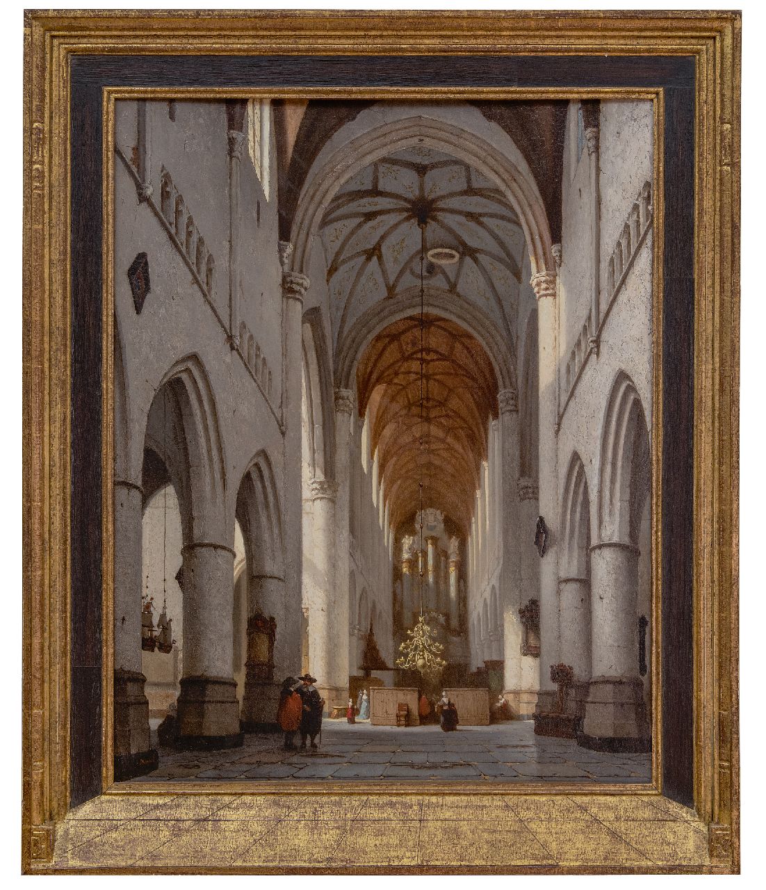 Schenkel J.J. | Jan Jacob Schenkel | Paintings offered for sale | Interior of Saint Bavo's, Haarlem, oil on panel 77.4 x 61.0 cm, signed l.l. and executed ca. 1861-1875 Schenkel J.J. | Jan Jacob Schenkel | Paintings offered for sale | Interior of Saint Bavo's, Haarlem, oil on panel 77.4 x 61.0 cm, signed l.l. and executed ca. 1861-1875