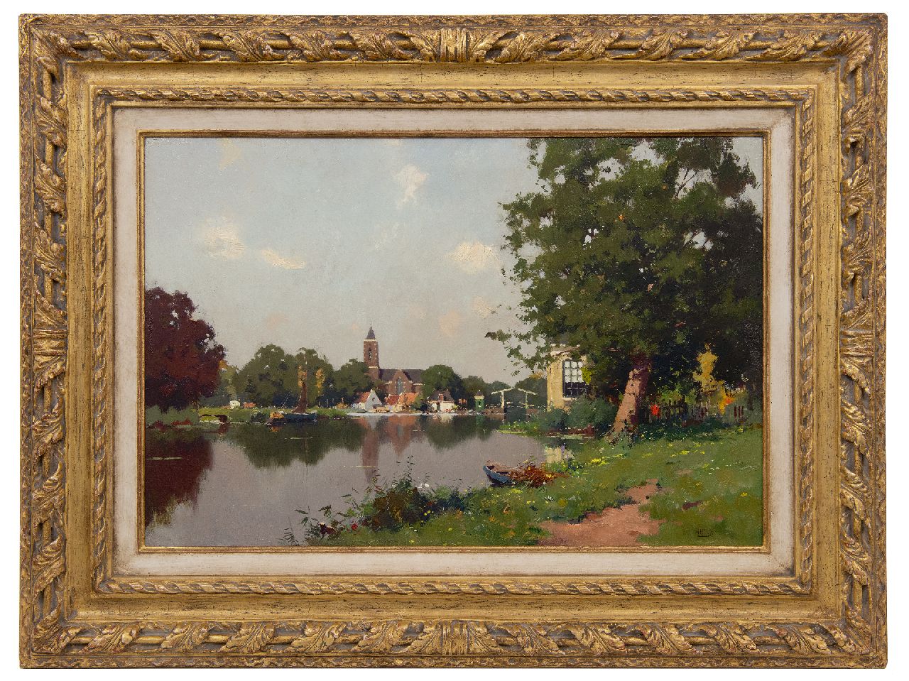 Ligtelijn E.J. | Evert Jan Ligtelijn | Paintings offered for sale | View on Loenen, oil on panel 39.7 x 59.8 cm, signed l.r. Ligtelijn E.J. | Evert Jan Ligtelijn | Paintings offered for sale | View on Loenen, oil on panel 39.7 x 59.8 cm, signed l.r.