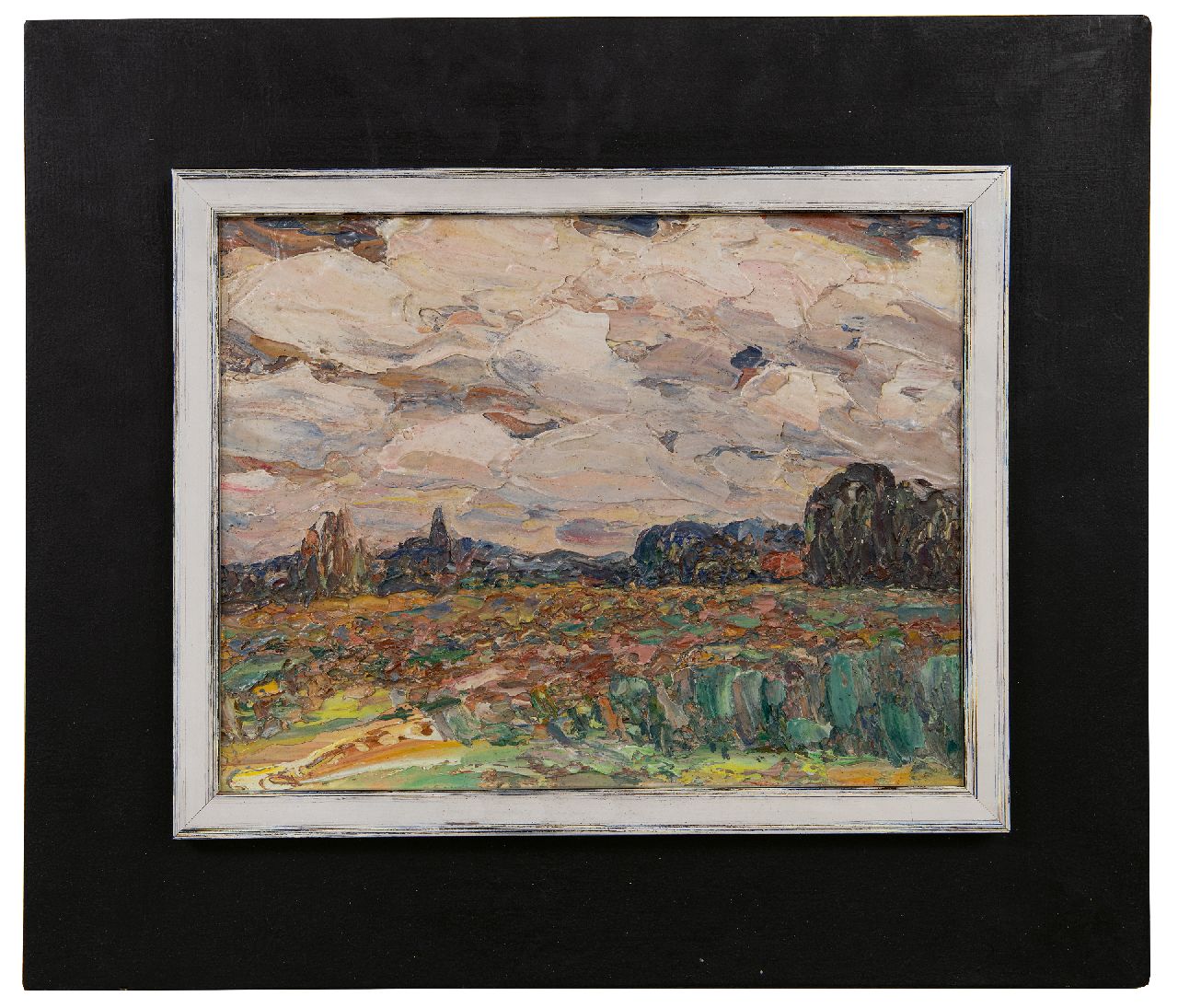 Gestel L. | Leendert 'Leo' Gestel | Paintings offered for sale | Landscape, Blaricum, oil on painter's board 20.9 x 27.1 cm, signed on the reverse and dated on the reverse '39 Gestel L. | Leendert 'Leo' Gestel | Paintings offered for sale | Landscape, Blaricum, oil on painter's board 20.9 x 27.1 cm, signed on the reverse and dated on the reverse '39