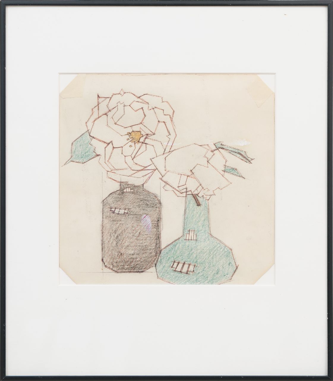 Valk H.J. | 'Hendrik' Jacobus Valk | Watercolours and drawings offered for sale | -, coloured pencil on paper 22.5 x 23.0 cm Valk H.J. | 'Hendrik' Jacobus Valk | Watercolours and drawings offered for sale | -, coloured pencil on paper 22.5 x 23.0 cm