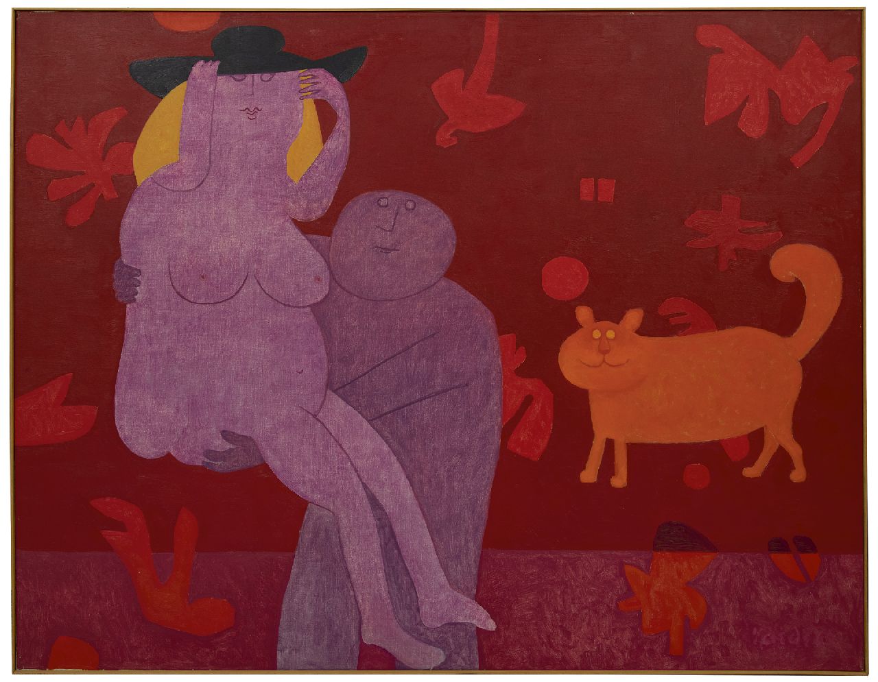 Roëde J. | Jan Roëde | Paintings offered for sale | Le moindre de ses soucis, acrylic on canvas 114.0 x 145.7 cm, signed l.r. and on the stretcher and dated '69 Roëde J. | Jan Roëde | Paintings offered for sale | Le moindre de ses soucis, acrylic on canvas 114.0 x 145.7 cm, signed l.r. and on the stretcher and dated '69