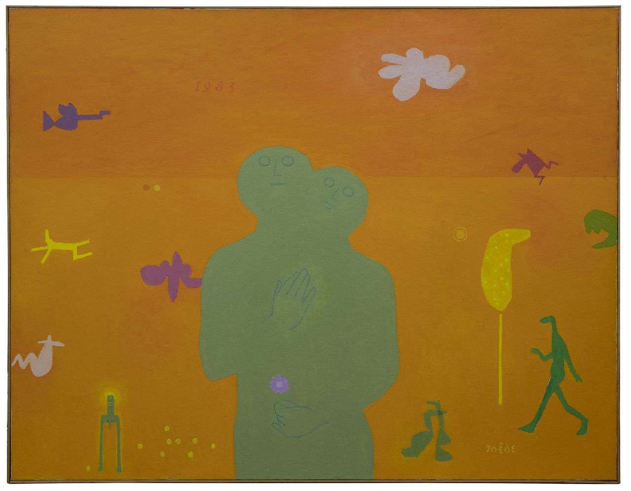 Roëde J. | Jan Roëde | Paintings offered for sale | Untitled, acrylic on canvas 114.1 x 146.0 cm, signed l.r. and dated 1983 Roëde J. | Jan Roëde | Paintings offered for sale | Untitled, acrylic on canvas 114.1 x 146.0 cm, signed l.r. and dated 1983