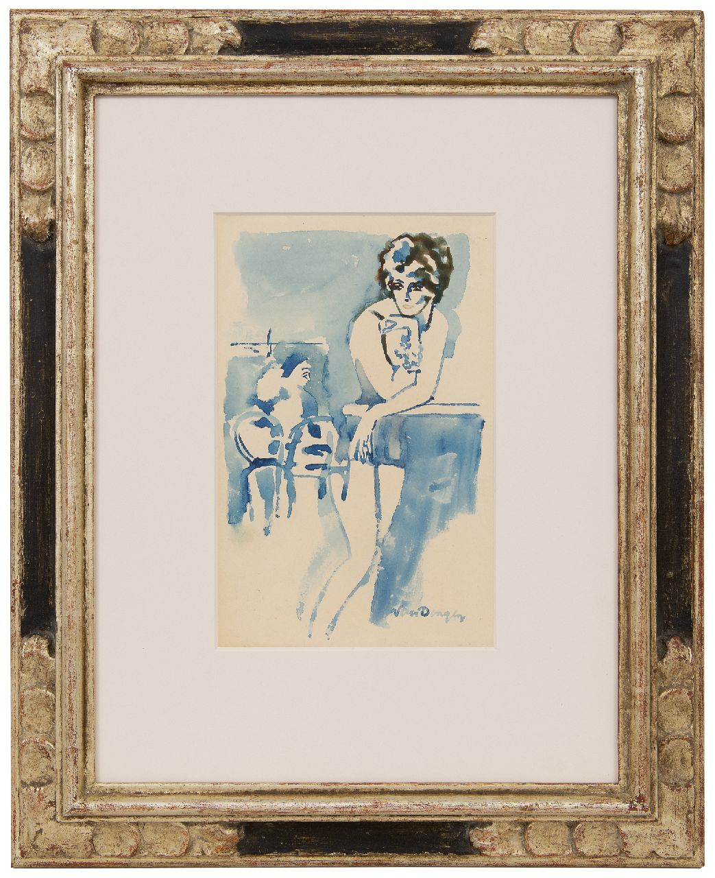 Dongen C.T.M. van | Cornelis Theodorus Maria 'Kees' van Dongen | Watercolours and drawings offered for sale | Baigneuse à Deauville, watercolour on paper 25.0 x 16.0 cm, signed l.r. and painted in 1920's Dongen C.T.M. van | Cornelis Theodorus Maria 'Kees' van Dongen | Watercolours and drawings offered for sale | Baigneuse à Deauville, watercolour on paper 25.0 x 16.0 cm, signed l.r. and painted in 1920's