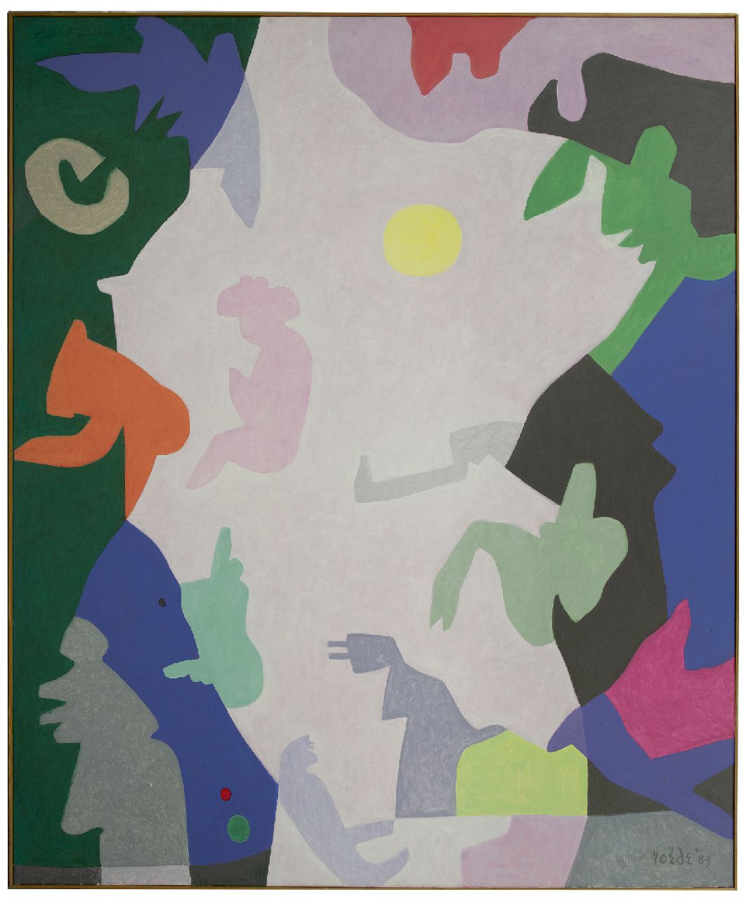 Roëde J. | Jan Roëde | Paintings offered for sale | Lanzarote III, acrylic on canvas 180.1 x 150.3 cm, signed l.r. and dated '89 Roëde J. | Jan Roëde | Paintings offered for sale | Lanzarote III, acrylic on canvas 180.1 x 150.3 cm, signed l.r. and dated '89