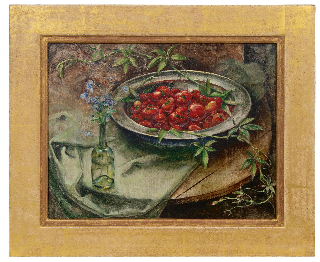 Kruizinga D. | Dirk Kruizinga | Paintings offered for sale | A still life with strawberries, oil on canvas 35.2 x 45.3 cm, signed l.r. Kruizinga D. | Dirk Kruizinga | Paintings offered for sale | A still life with strawberries, oil on canvas 35.2 x 45.3 cm, signed l.r.