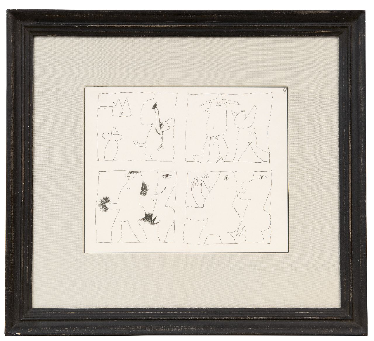 Roëde J.  | Jan Roëde | Watercolours and drawings offered for sale | Erotic sketches, pen on paper 20.7 x 25.8 cm
