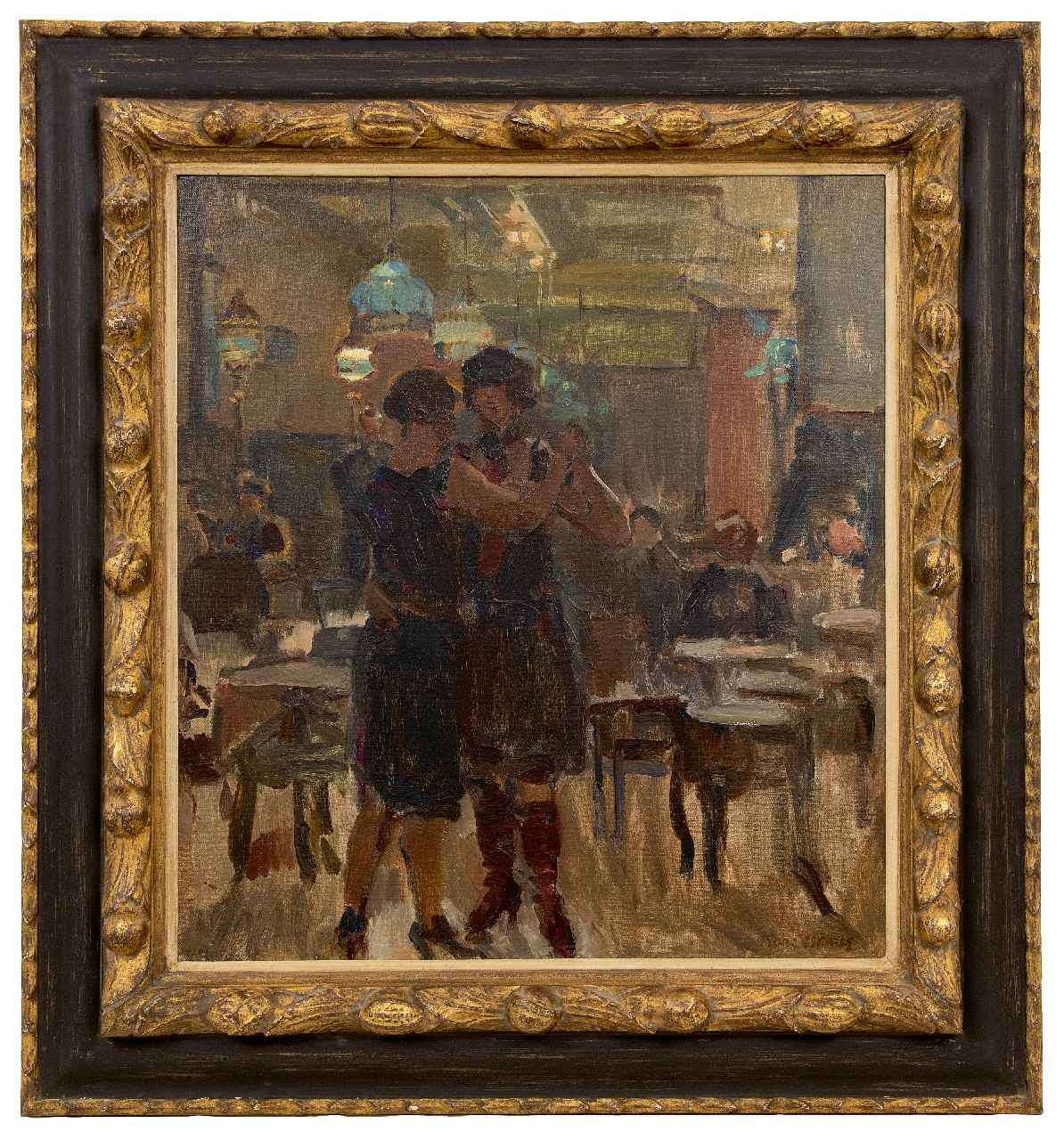 Israels I.L.  | 'Isaac' Lazarus Israels, The café Scala, The Hague, oil on canvas 65.0 x 58.0 cm, signed l.r. and painted between 1927-1934