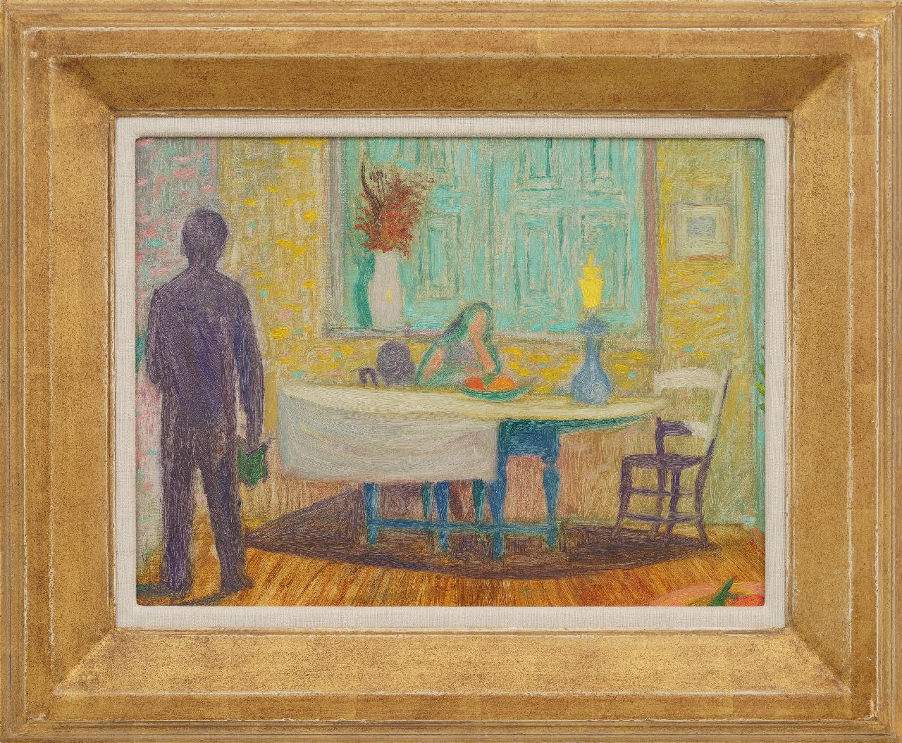 Kurpershoek T.L.  | Theodorus Lambertus 'Theo' Kurpershoek | Paintings offered for sale | Interior, oil on canvas 30.1 x 40.2 cm, painted ca. 1948