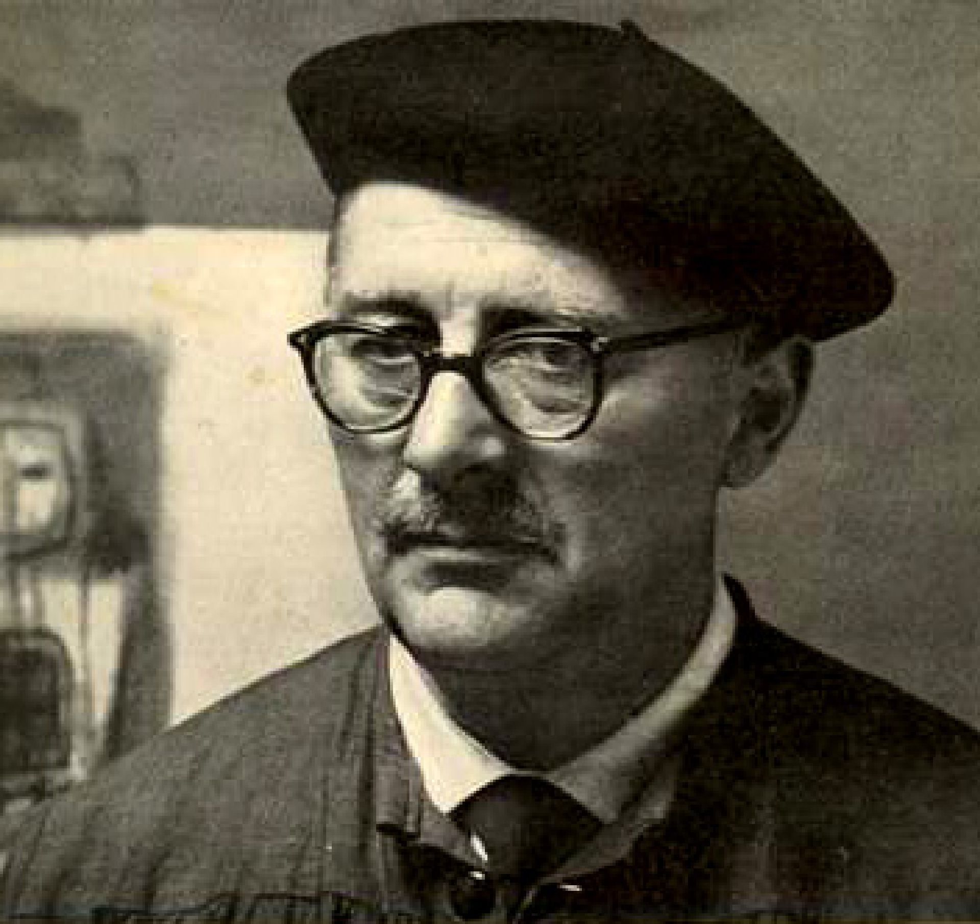 Portrait of artist, painter, watercolourist and draughtsman Jacob 'Jaap' Nanninga