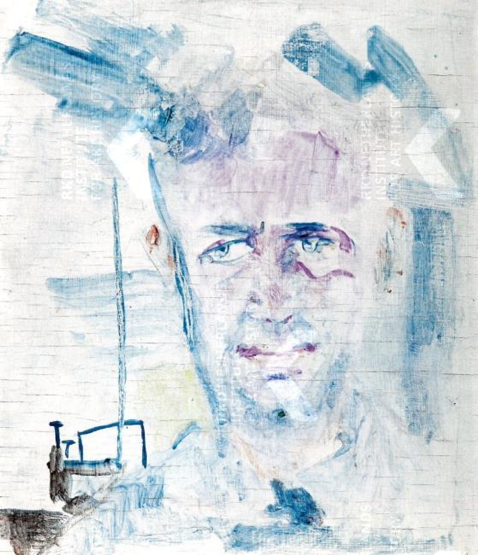 Portrait of artist and painter Jacob Gerard 'Job' Hansen