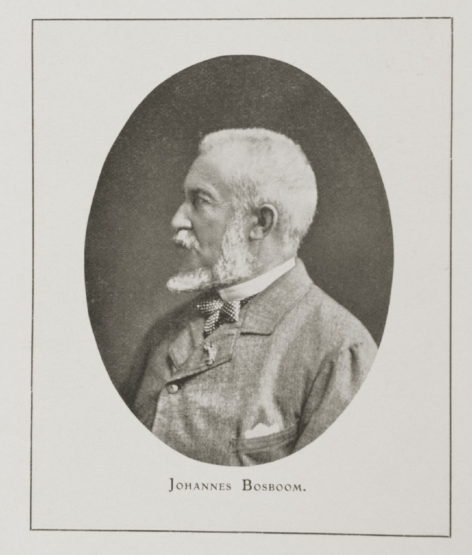Portrait of artist, painter, watercolourist and draughtsman Johannes Bosboom