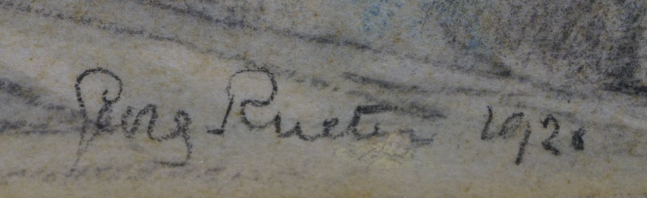 Georg Rueter signatures A portrait of Jan Peter Moes as a baby