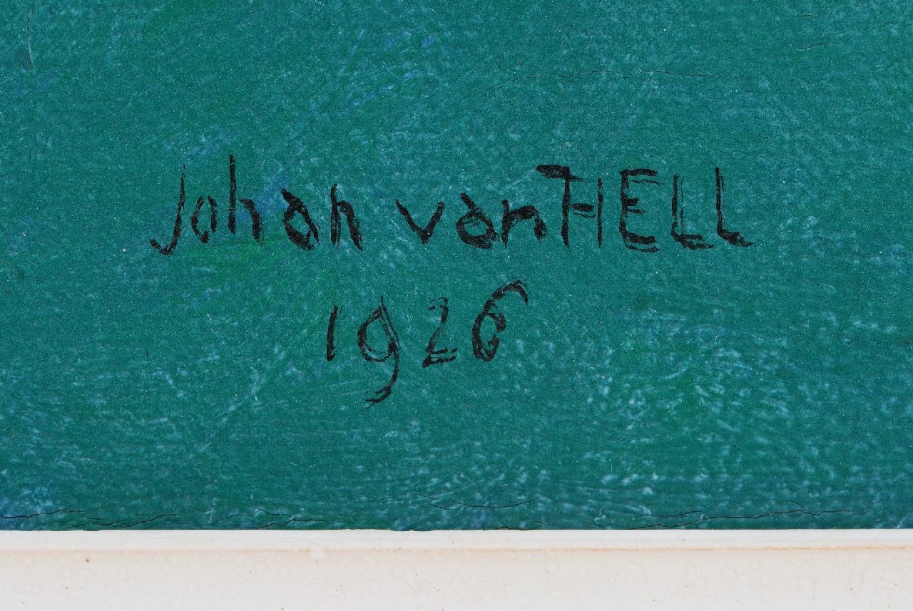 Johan van Hell signatures Three grazing horses