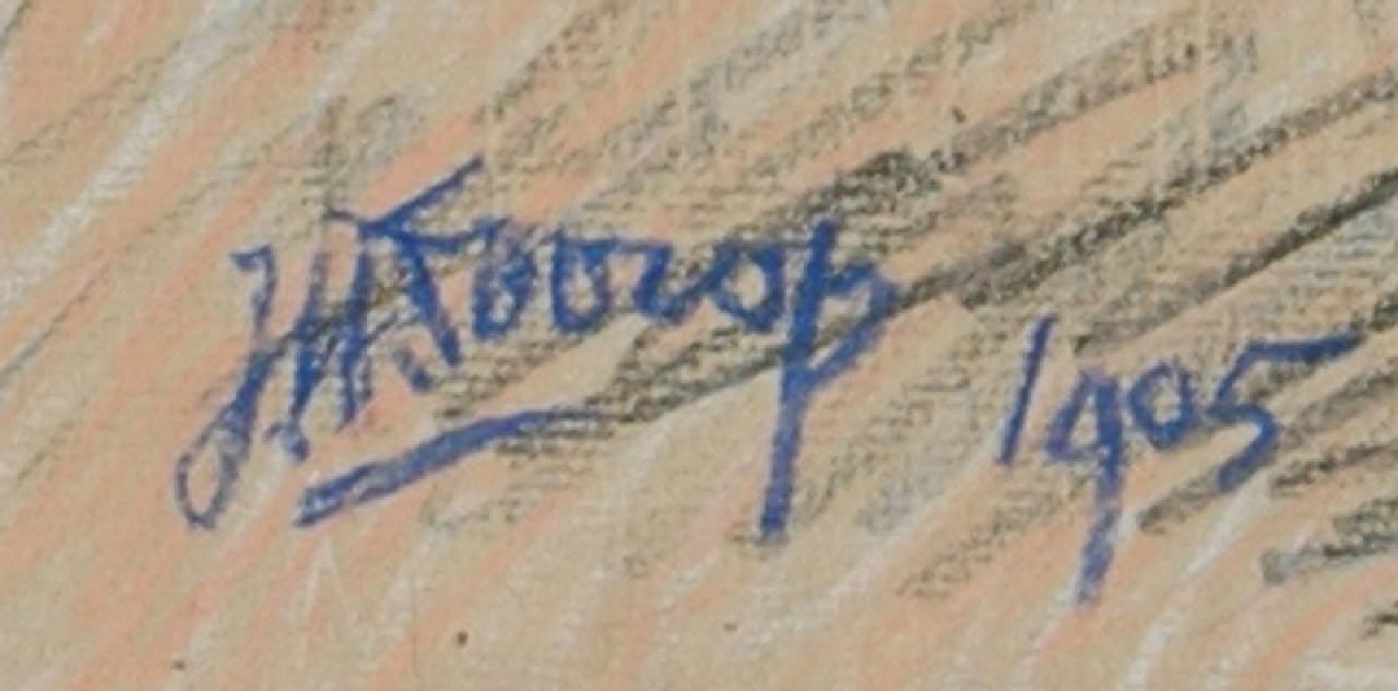 Jan Toorop signatures Bonensnijder