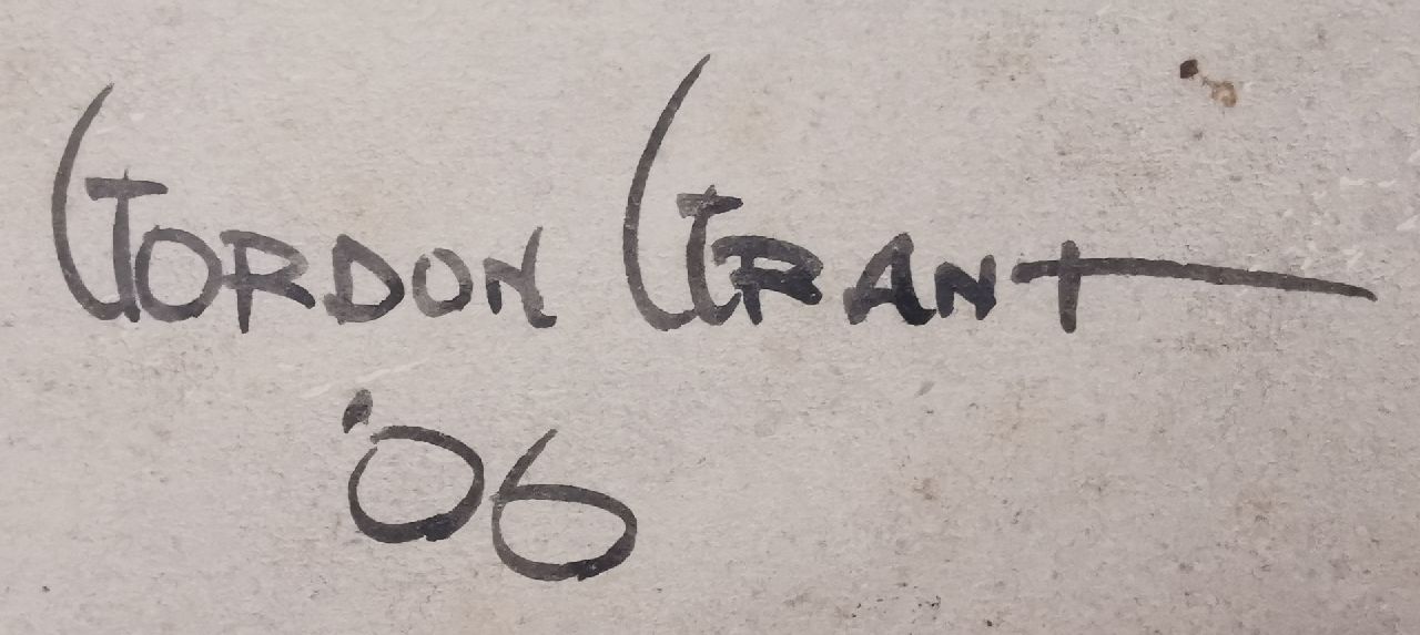 Gordon Grant signatures Caught redhanded