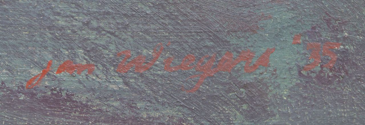 Jan Wiegers signatures The Geldersekade, Amsterdam