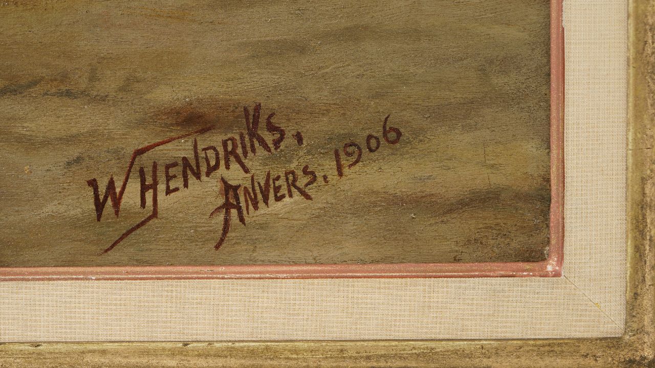 W. Hendriks signatures The homecoming of the fishermen