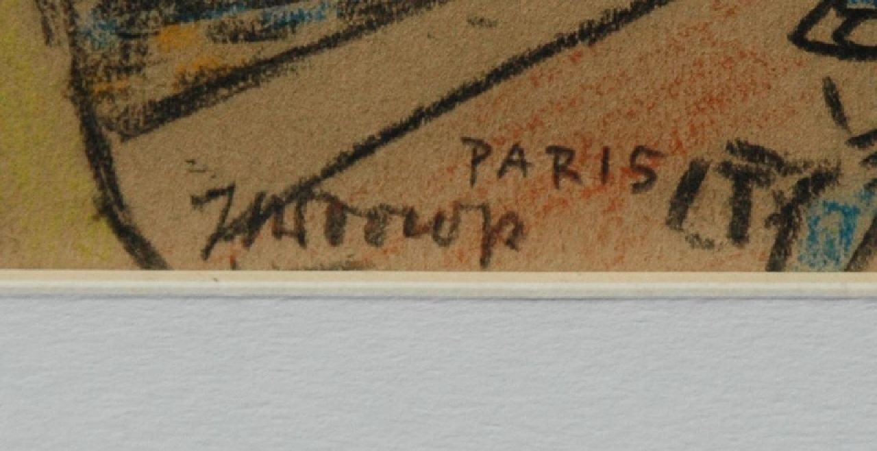 Jan Toorop signatures Along the Seine, Paris