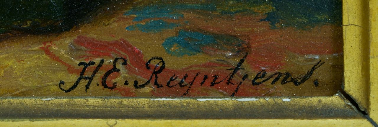 Henricus Engelbertus Reijntjens signatures The sealing of the marriage proposal