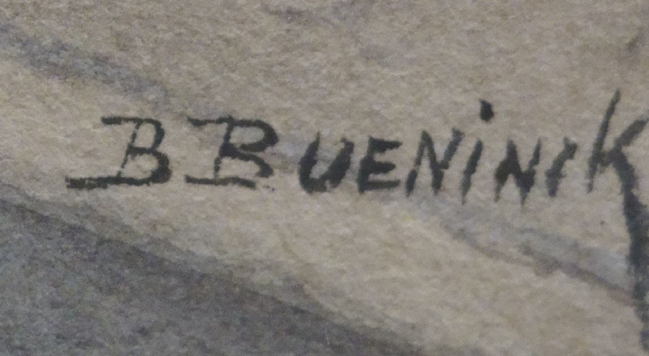 Bernard Bueninck signatures Figures near a lock