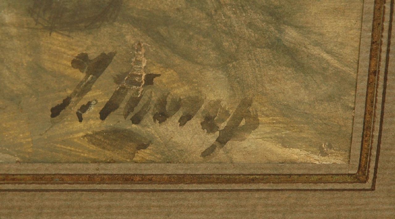 Jan Toorop signatures Shepherd and his flock