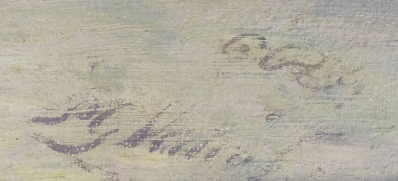 Petrus Gerardus Vertin/Charles Rochussen signatures A view of Haarlem with the Bakenesser church