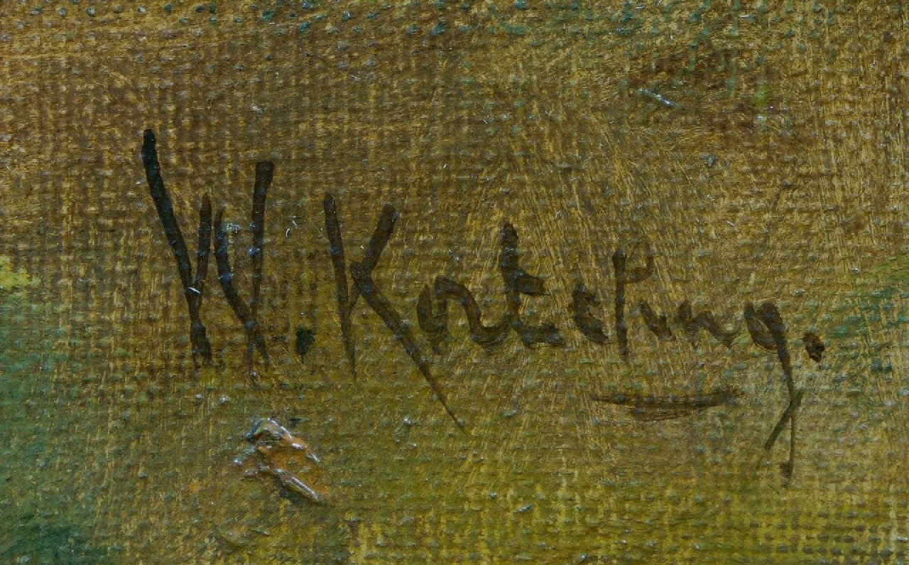 Willem Korteling signatures A goat and chicken