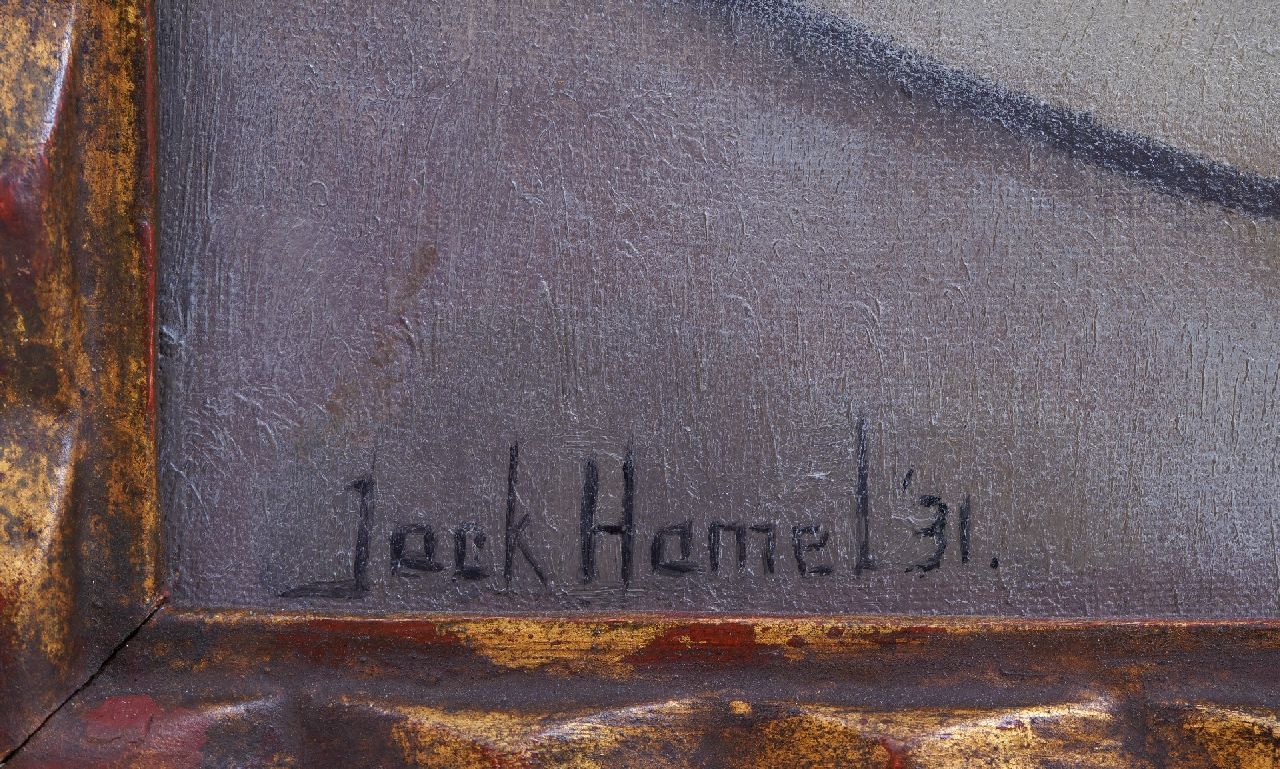 Jack Hamel signatures A view of the Damrak with the St.-Nicolaaskerk