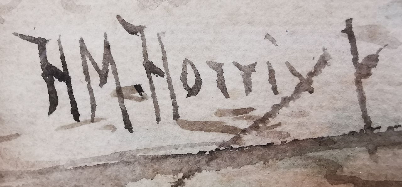 Hendrikus Matheus Horrix signatures The happy family