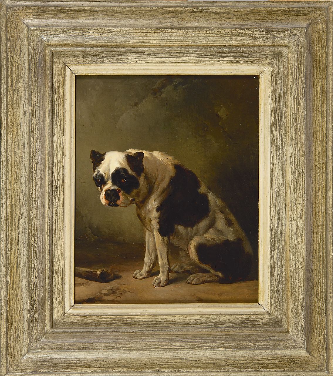 Wouterus Verschuur signatures A seated bulldog