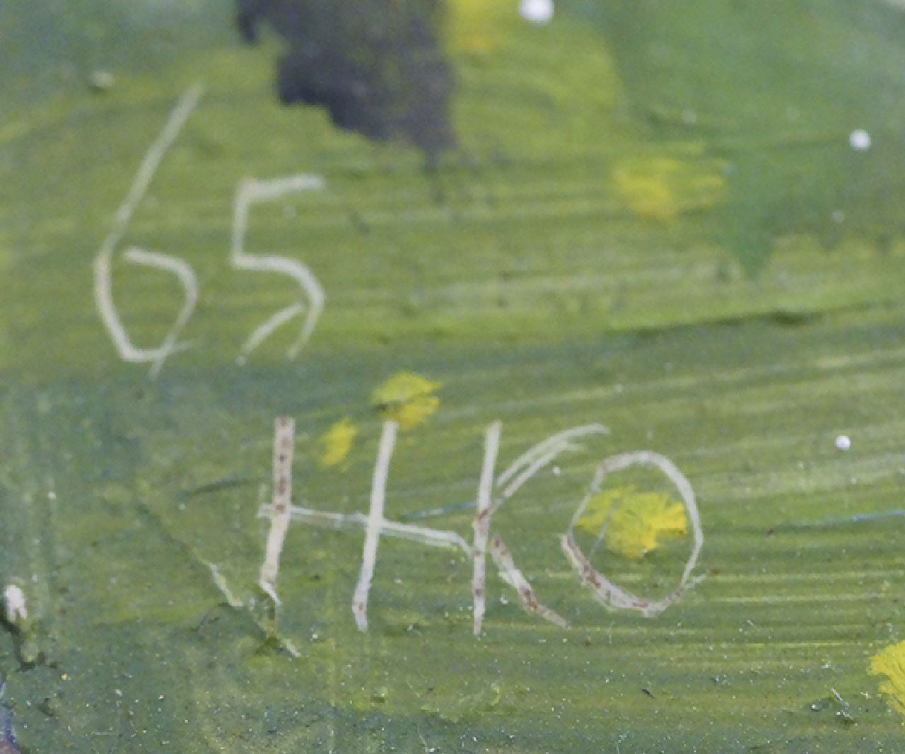 Harm Kamerlingh Onnes signatures In the park