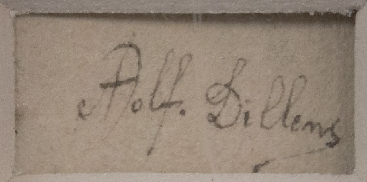Adolf Dillens signatures The garden of Getsemane