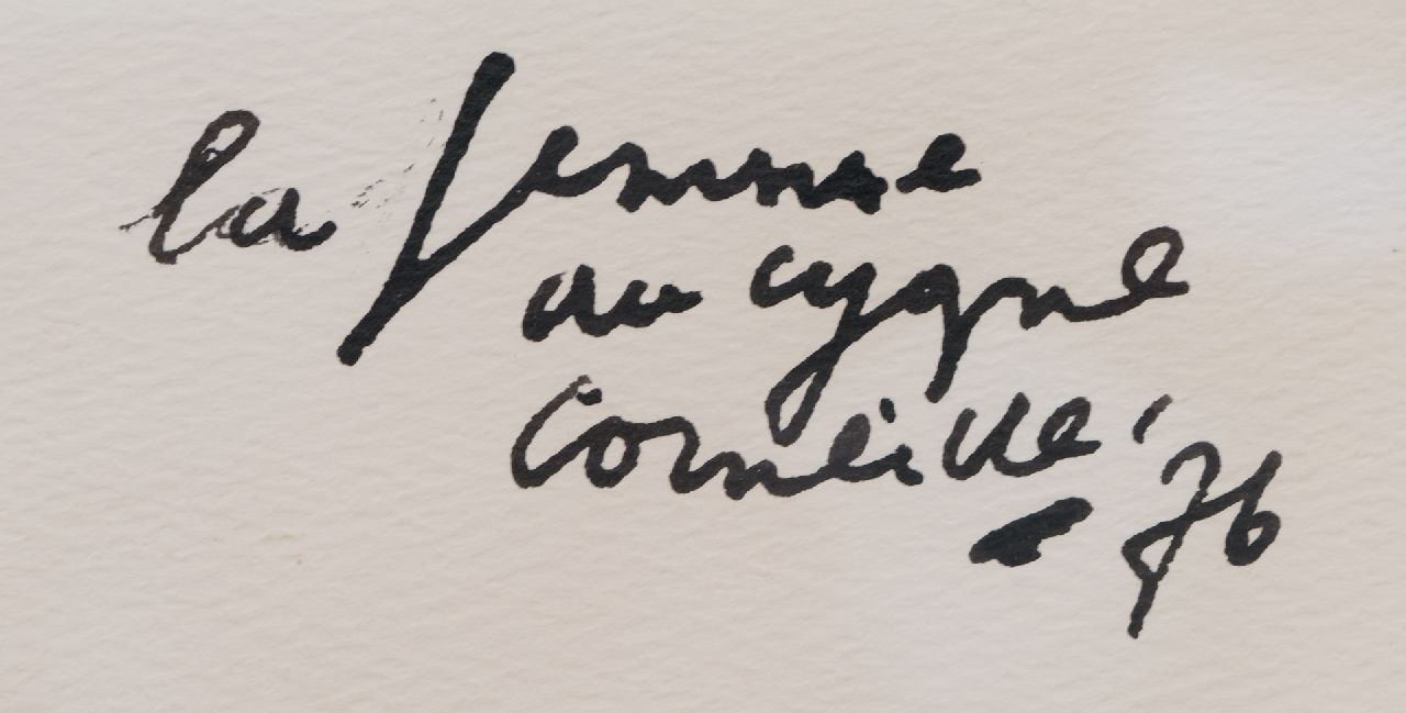 Corneille signatures La femme au cygne