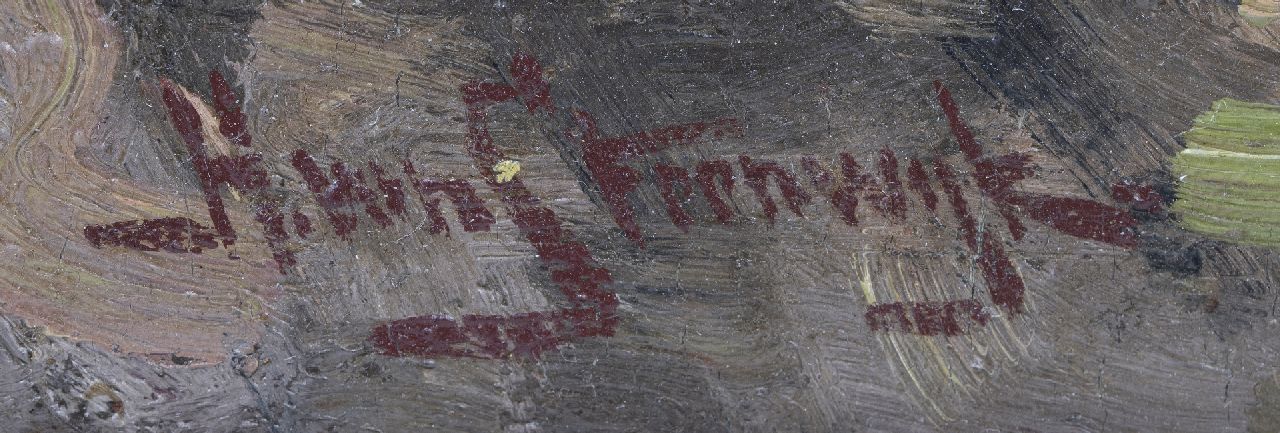 Hendrik Steenwijk signatures Figures at a marketplace