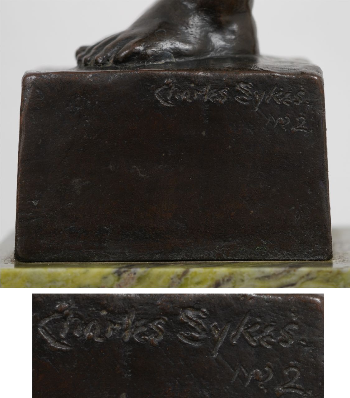 Charles Sykes signatures A young boy