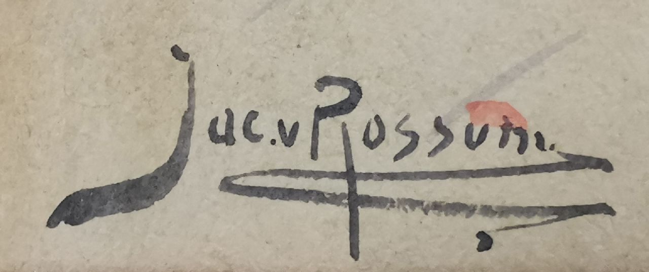 Jacob van Rossum signatures Bal masqué