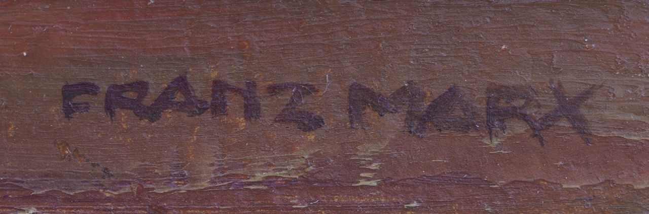 Franz Marx signatures Flamenco dancer and musicians