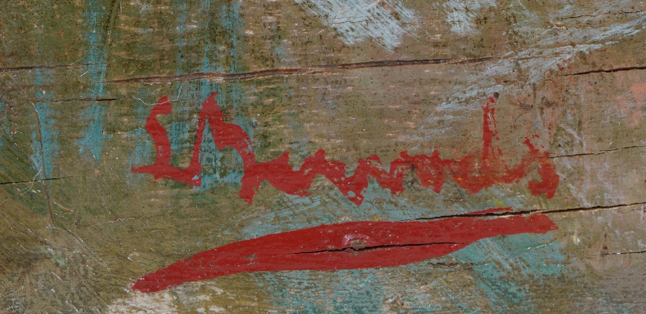 Leo Bervoets signatures Artist's café