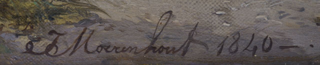 Josephus Jodocus Moerenhout signatures After the hunt