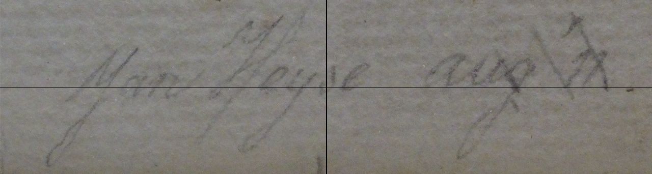 Jan Heyse signatures A girl from Walcheren