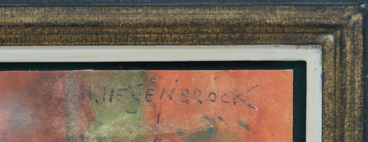 Herman Heijenbrock signatures The fire, Scheveningen