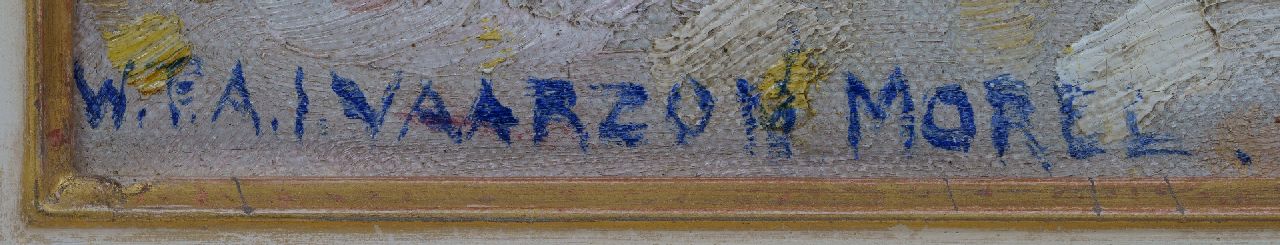 Willem Vaarzon Morel signatures A summer day on the beach, Zeeland