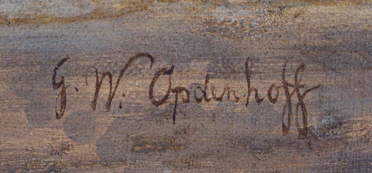 George Willem Opdenhoff signatures Unloading the catch