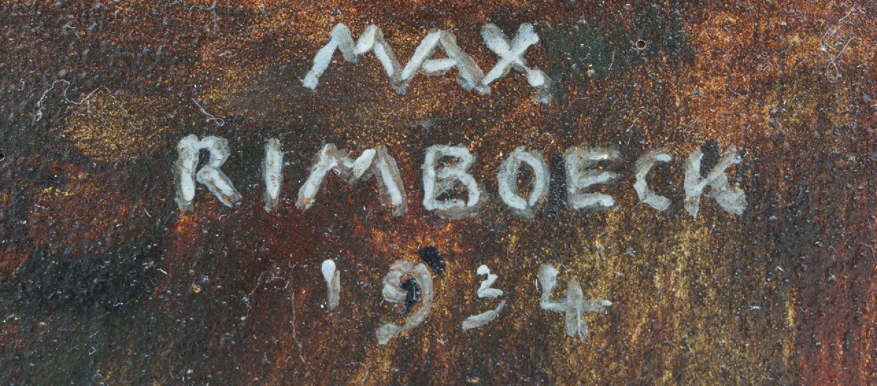 Max Rimböck signatures Easter still life