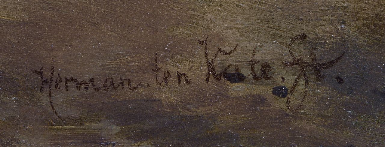 Herman ten Kate signatures After the pillage