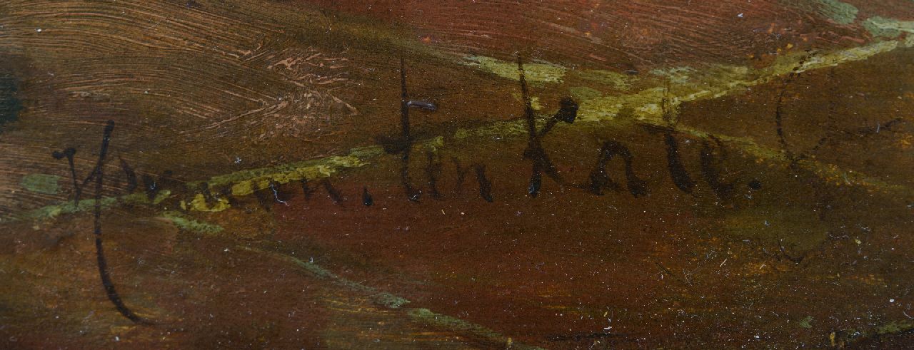 Herman ten Kate signatures In the tavern