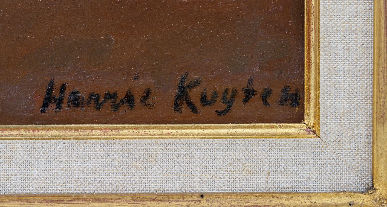 Harrie Kuijten signatures A vase with summer flowers