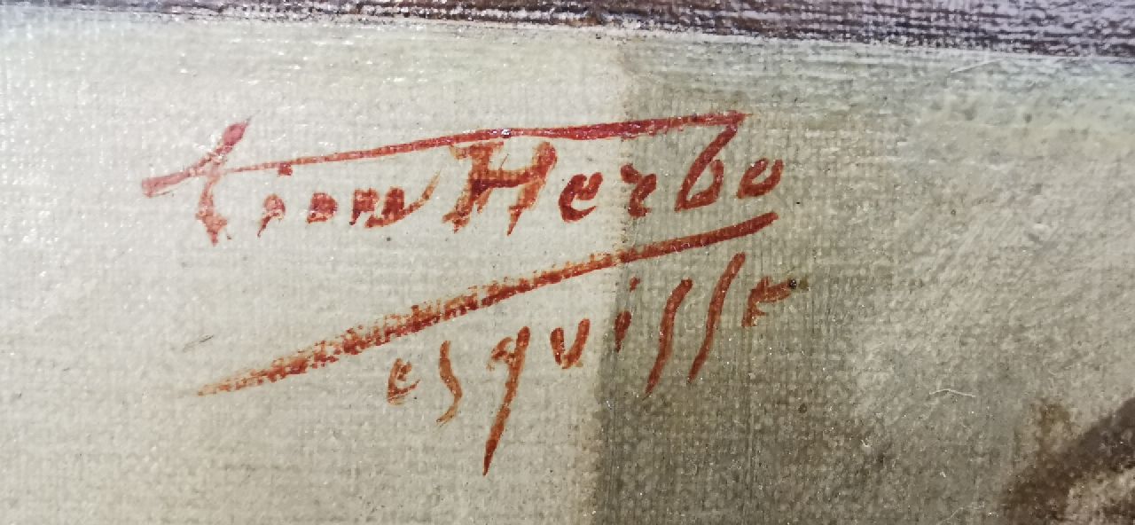 Léon Herbo signatures The trial