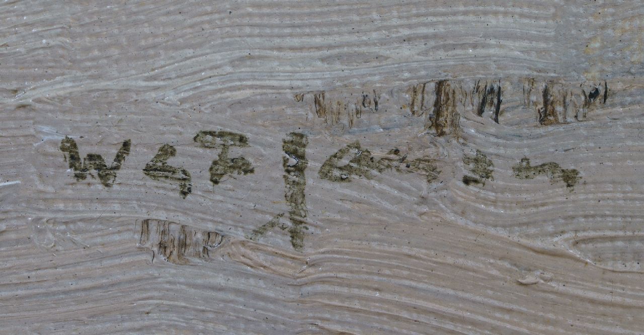 Willem George Frederik Jansen signatures Winterscene